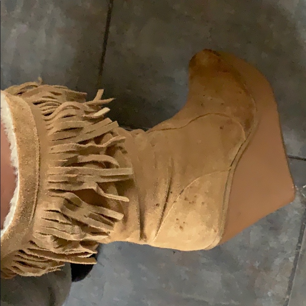 Suade boots